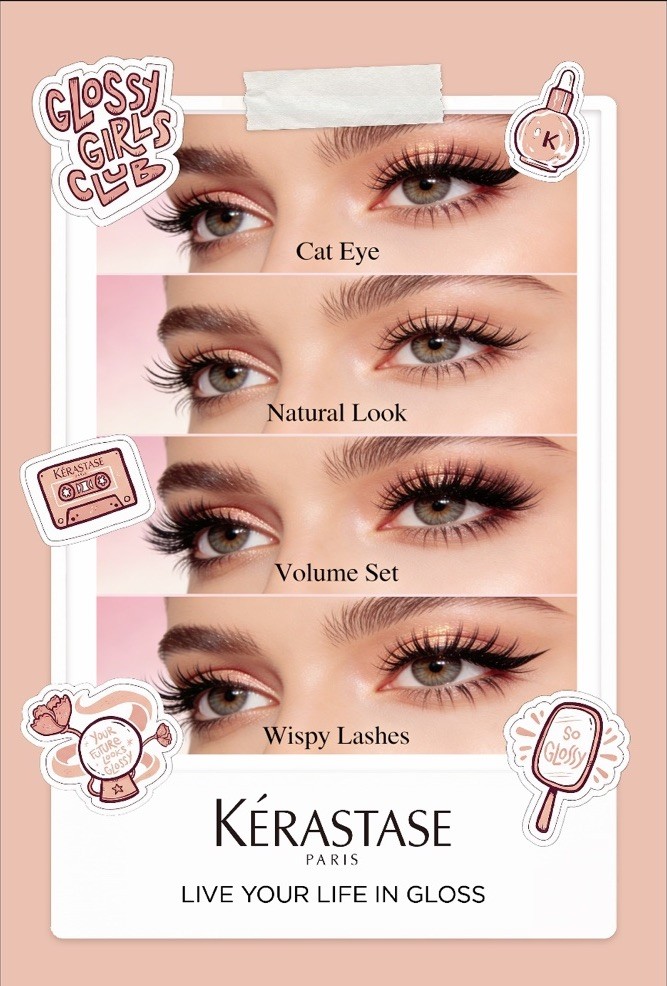 Laminated Waterproof Lash Style Reference Cards for Salon Upsell