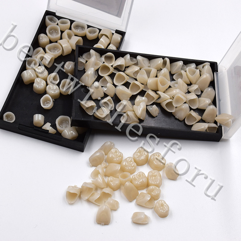 2 Box Dental Temporary Crown Veneers Material Anterior Front + Back Molar Teeth