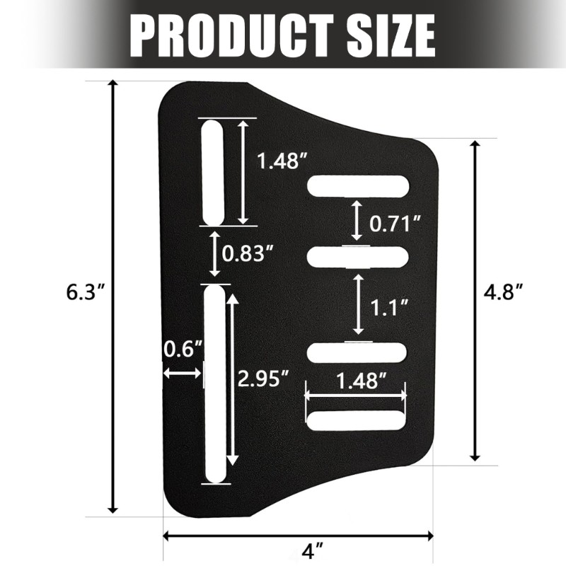 Metal Headboard Reinforcement Bracket Adjustable Bed Frame For Various Bed