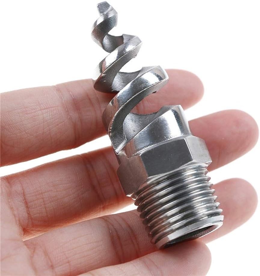 3/8" Male Spiral Cone Atomization Nozzle SS316 Dust Remove Atomized Sprayer 3Pcs