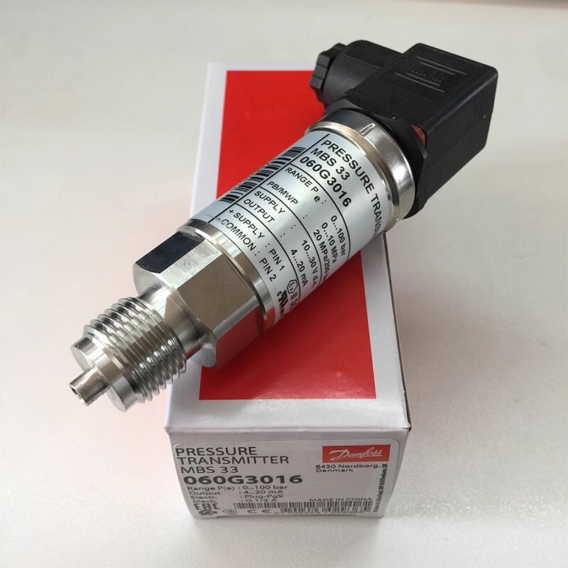 1pcs Danfoss  MBS33 060G3016 0-100BAR  pressure transmittercurrent output G1/2