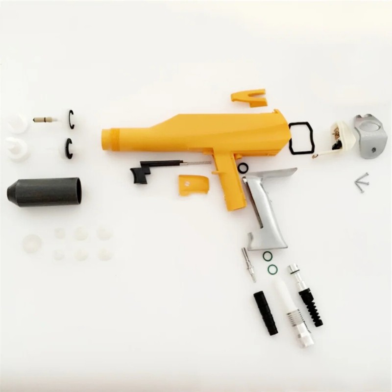 GM02 with Nozzle group cascade for Electrostatic powder gun