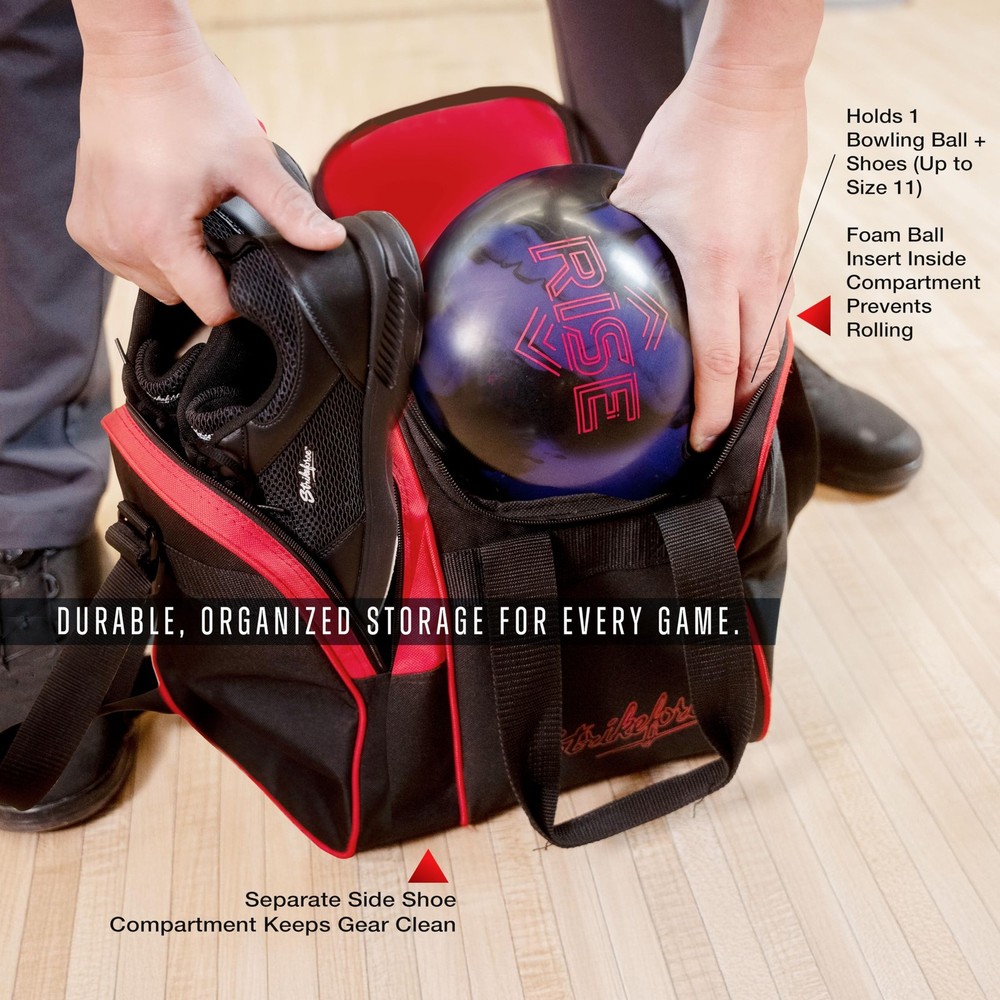 KR Strikeforce Rook Single Royal Bowling Ball Tote Bag