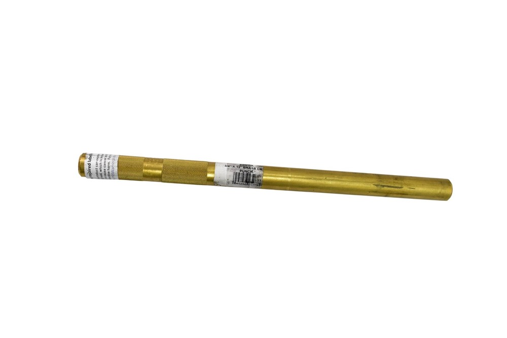 Mayhew 25078 3/4" x 12" brass drift punch solid brass alignment tool