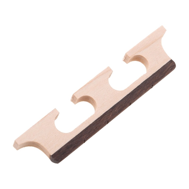 4 Strings Banjo Bridge Maple & Ebony Bridge Musical Instruments Supply