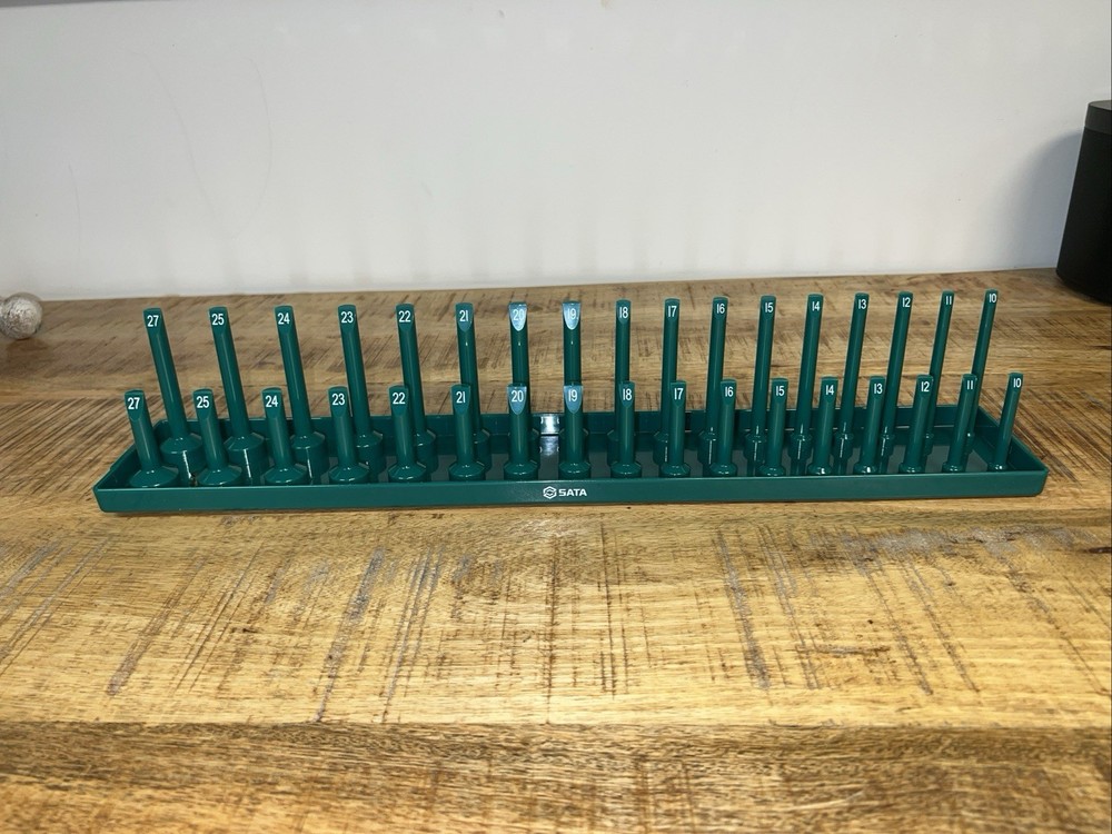 SATA Socket Rack Set (3 Piece Socket Organizer Trays) Metric