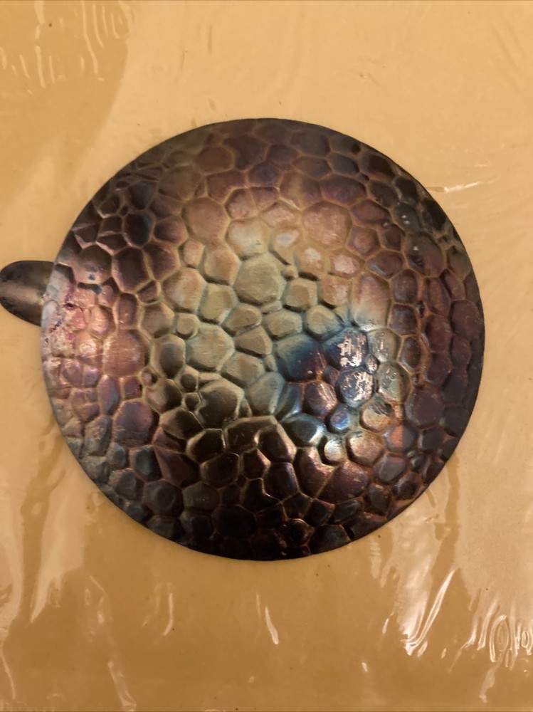 Hammered Ashtray Ankara Symbol See Description Below