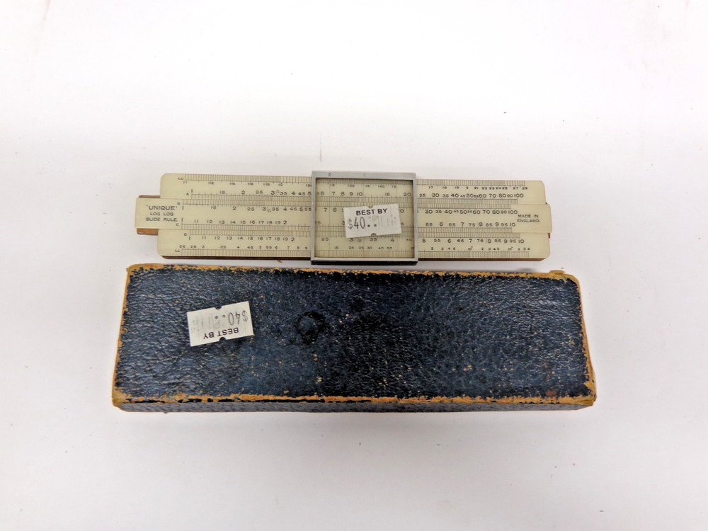 Vintage Lot of Drafting Slide Rules Plus