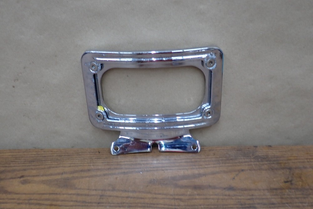 HARLEY DAVIDSON LICENSE PLATE TAG TRIM CHROME