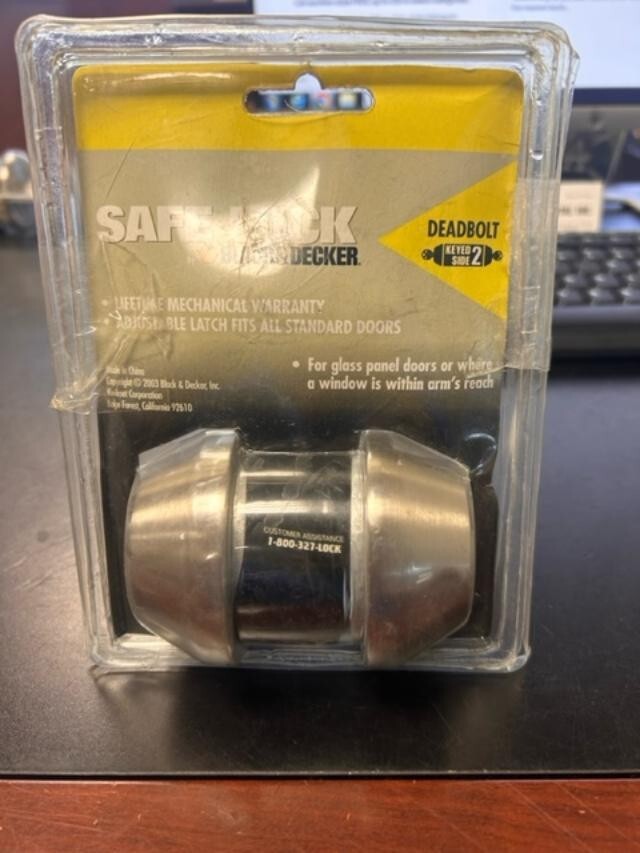 Deadbolt Safe Lock Black&Decker