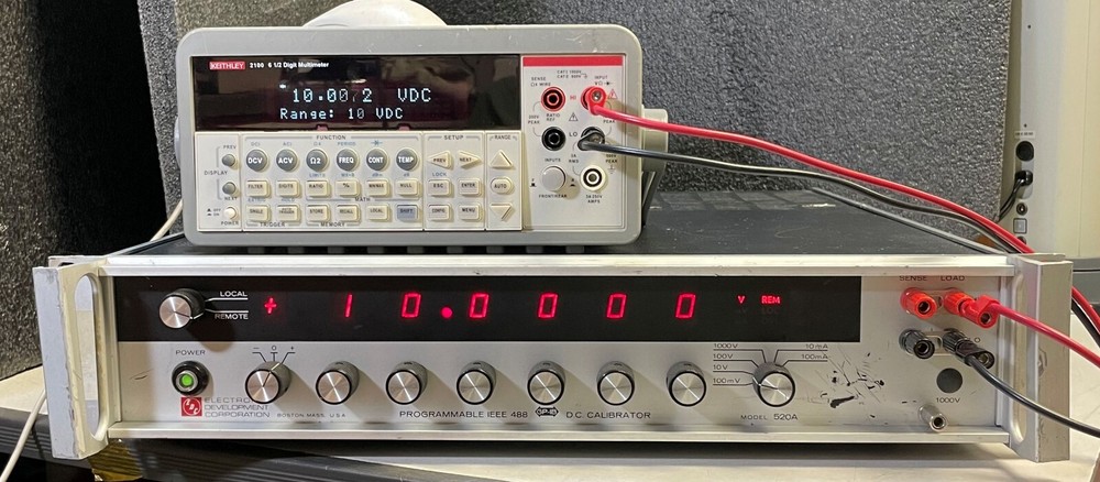 Electronic Development Corporation EDC 520A Programmable DC Calibrator w/GPIB