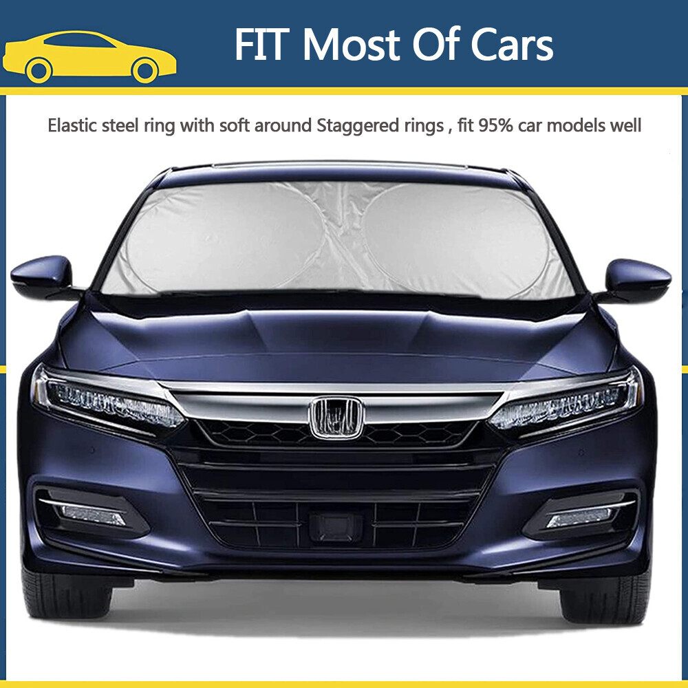 Foldable Car Front Rear Windshield Window Sun Shade Shield Cover Visor UV Block
