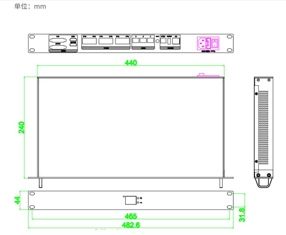 1pcs ColorLight S6F LED Video Controller