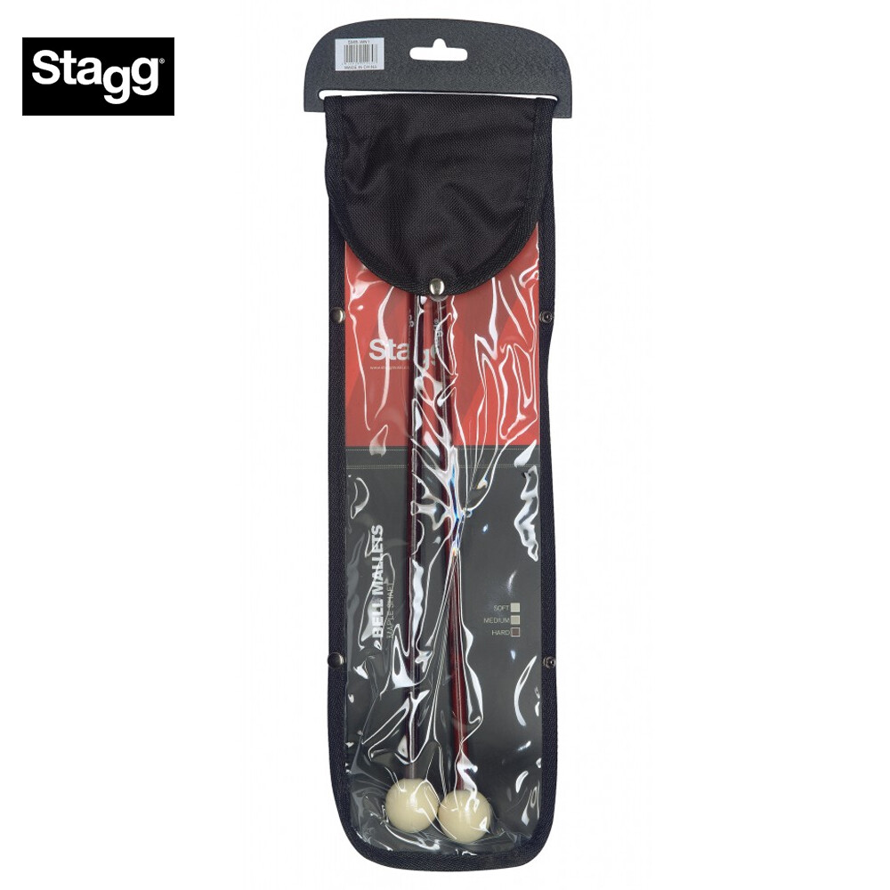 Stagg SMB-WN1 Medium Bell Mallets with Maple Handles