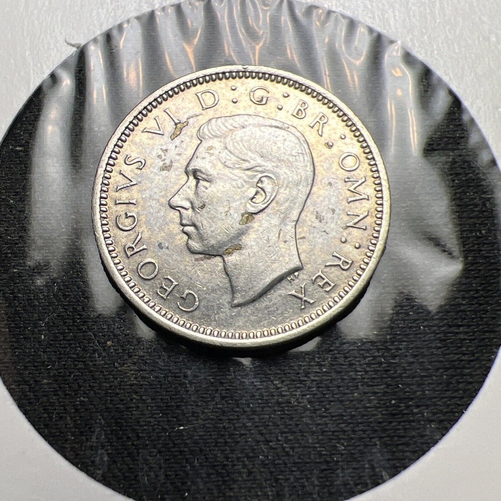 1937 Great Britain silver 6 pence X2078