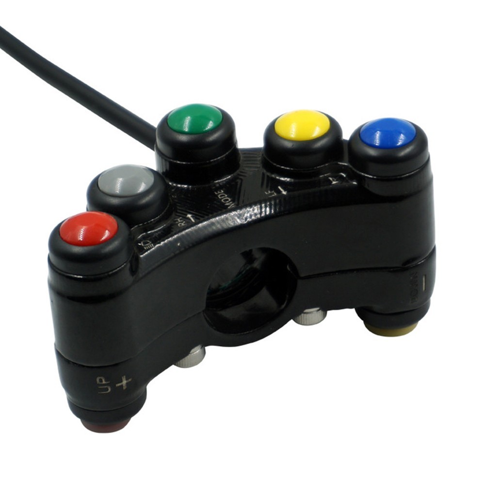 7/8" 22mm Motorcycle Switches Handlebar Control Switch Button ON OFF Start Kill