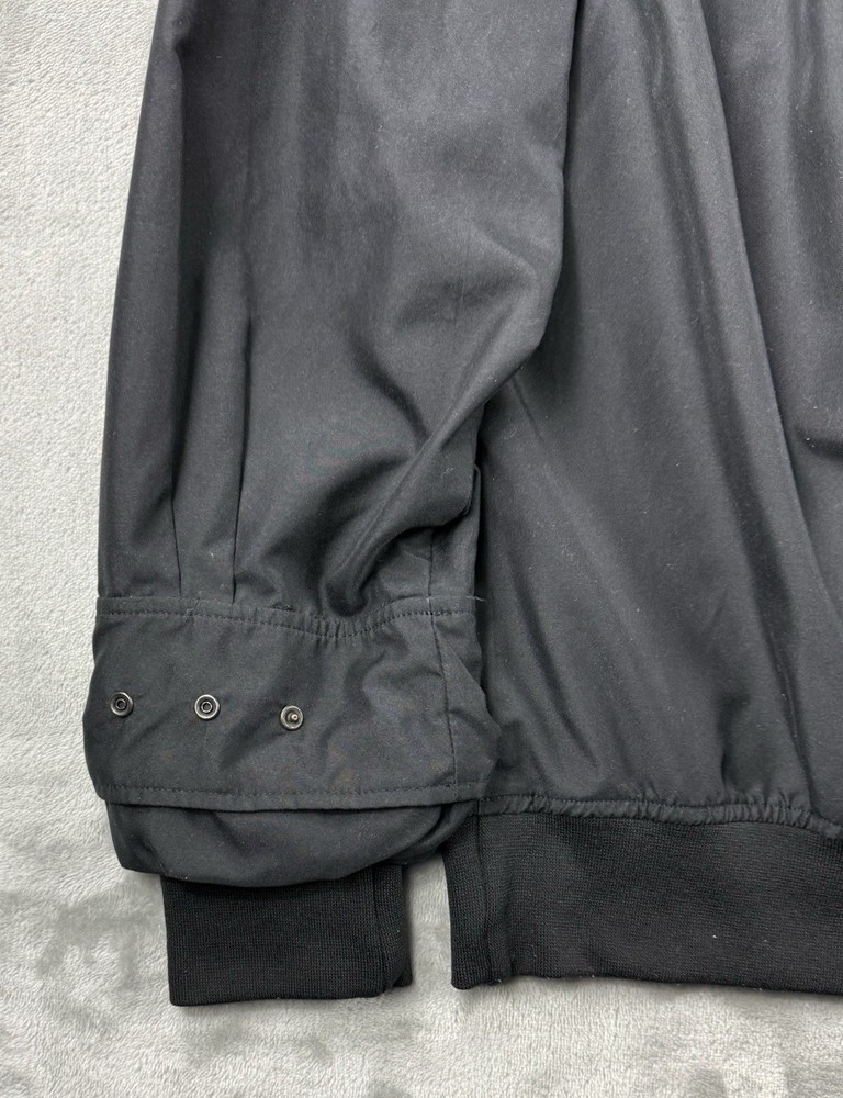 Zero Restriction Golf Pullover XL Lightweight Black Crest Logo Windshirt Y2K