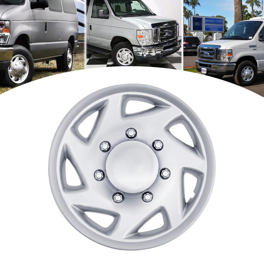 4x Hub Caps Rim Simulators Fit Ford Econoline E250 E350 E450 99-18 Wheel Covers