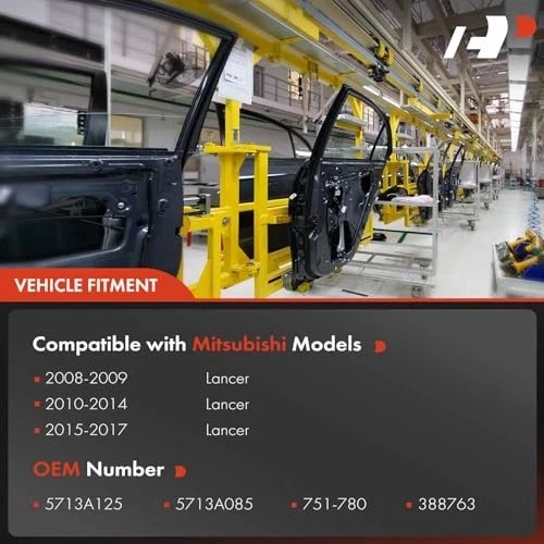 Power Window Regulator with Motor Compatible with Mitsubishi Front Driver Side