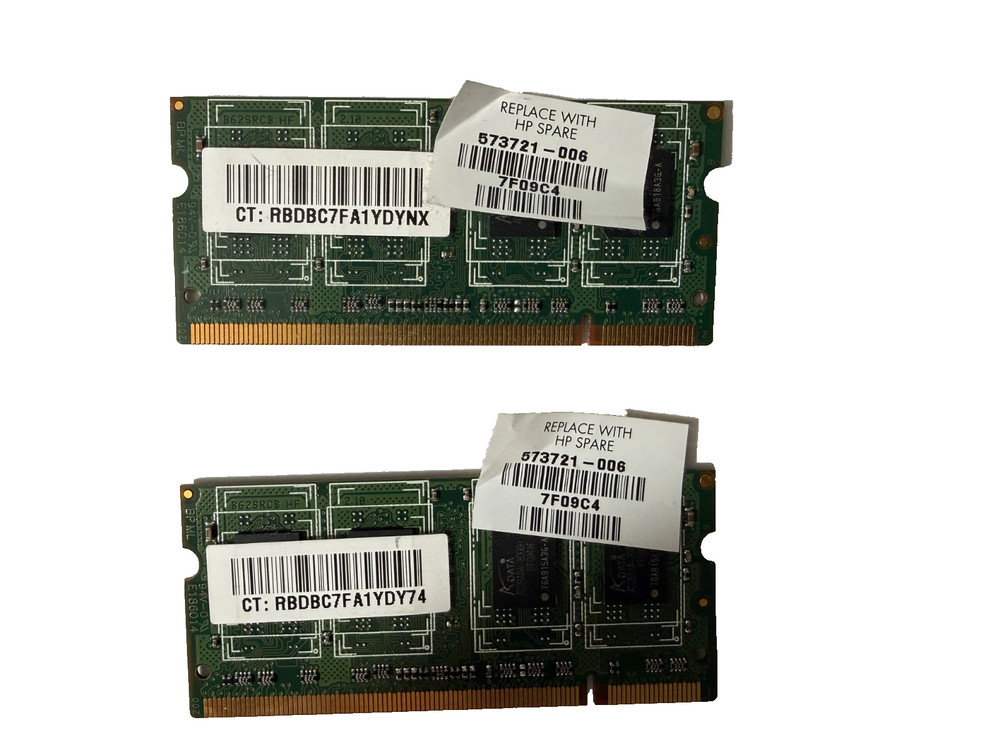 Set of 2 S DATA Ram Memory (2GBTotal)