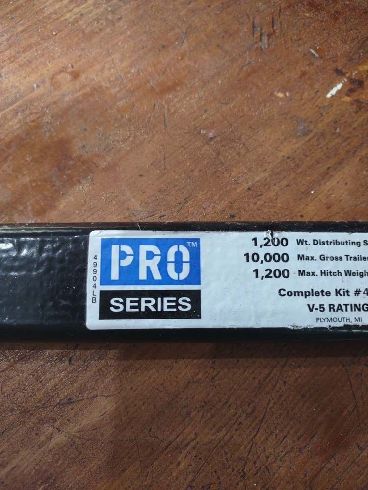 Pro Series Weight Distribution Spring Bar & Safety Chain