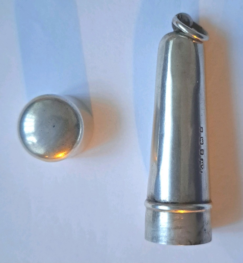 Francis Webb Ltd Antique Sterling Silver Cheroot Holder. Birmingham 1906
