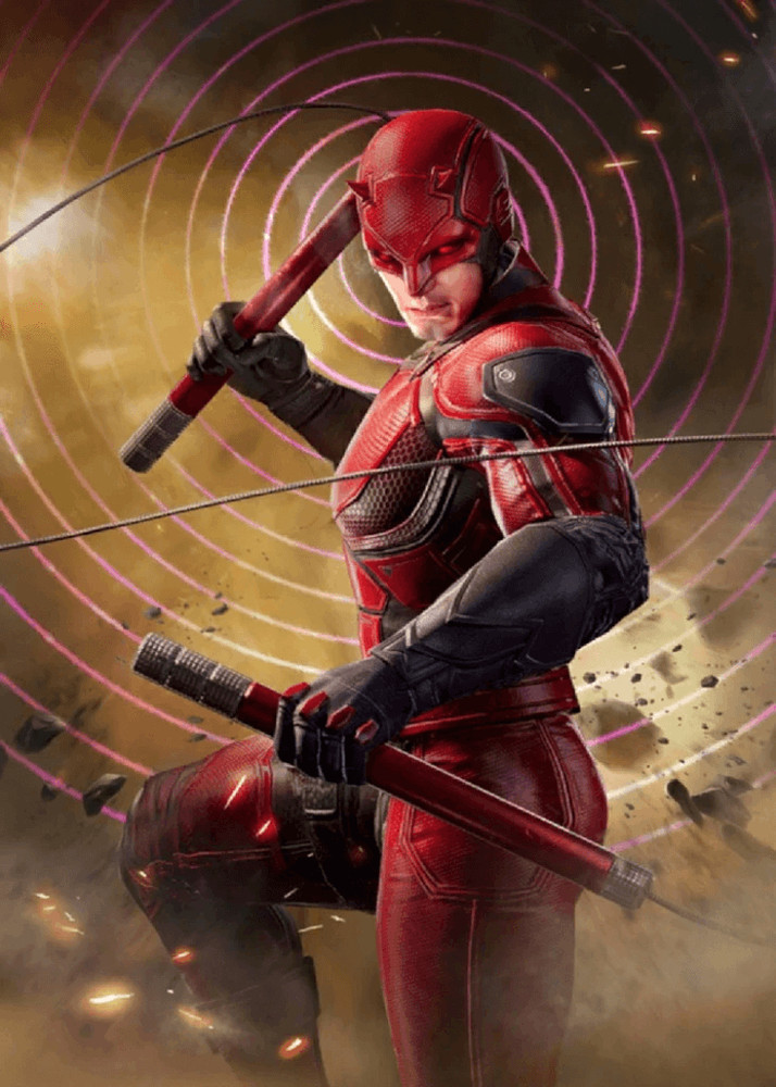 Daredevil Marvel Comics Custom Art Trading Card Thick C180