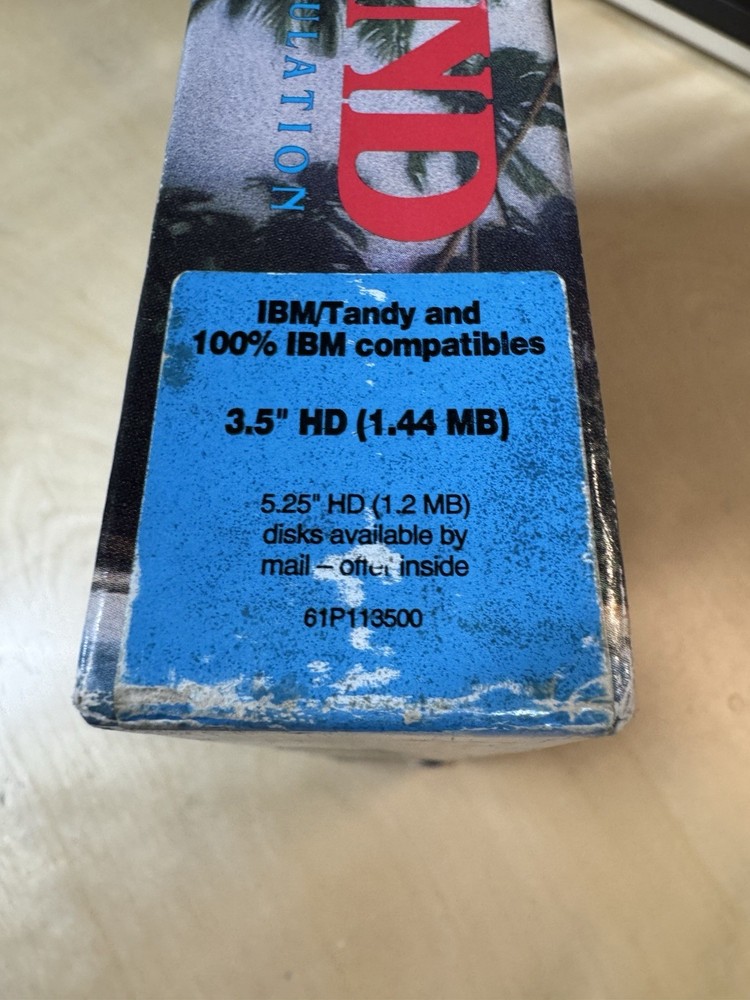 Disney Stunt Island Computer Game PC Vintage 1992