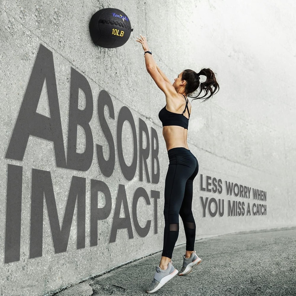 Wall Ball Soft Leather Weighted Iron Sand Ball Dynamic Multifunctional Exercise