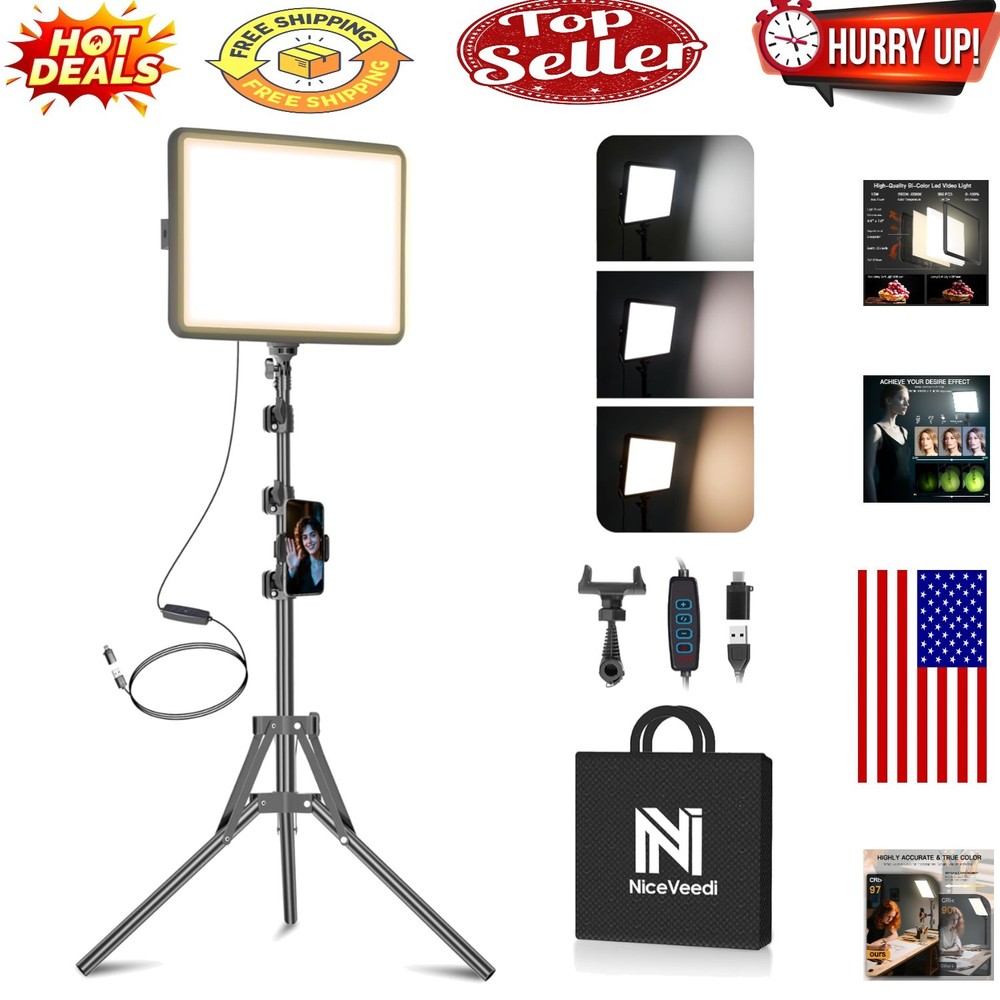 VersaLite 73" Dimmable LED Video & Streaming Light Kit