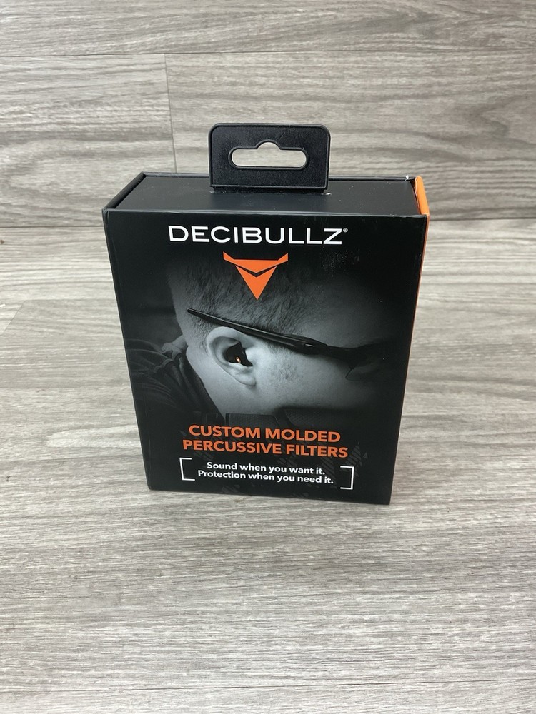DECIBULLZ CUSTOM MOLDED PERCUSSIVE SHOOTING FILTERS