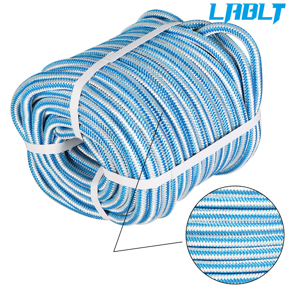 LABLT Braided Polyester Arborist Rigging Rope Garden Strong Pulling 1/2" x 150'
