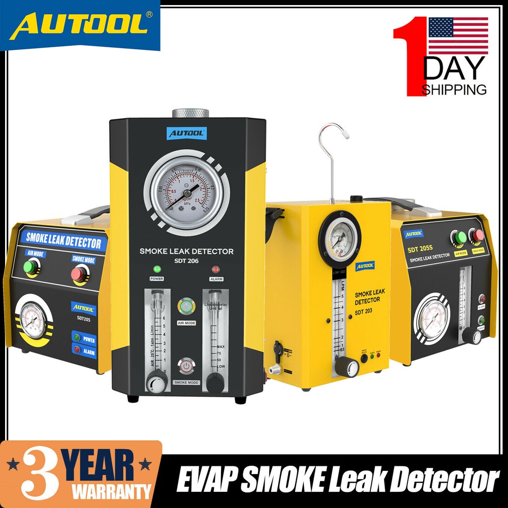 EVAP Smoke Machine Leak Detector Pipe Fuel System Vacuum Diagnostic Leak Tester