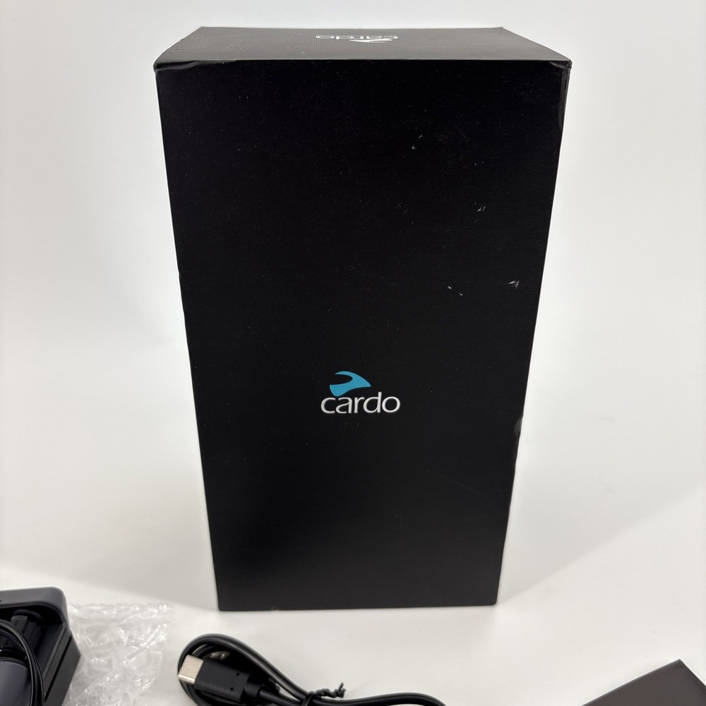 Cardo PACKTALK Edge Motorcycle Bluetooth Communication System Headset Intercom