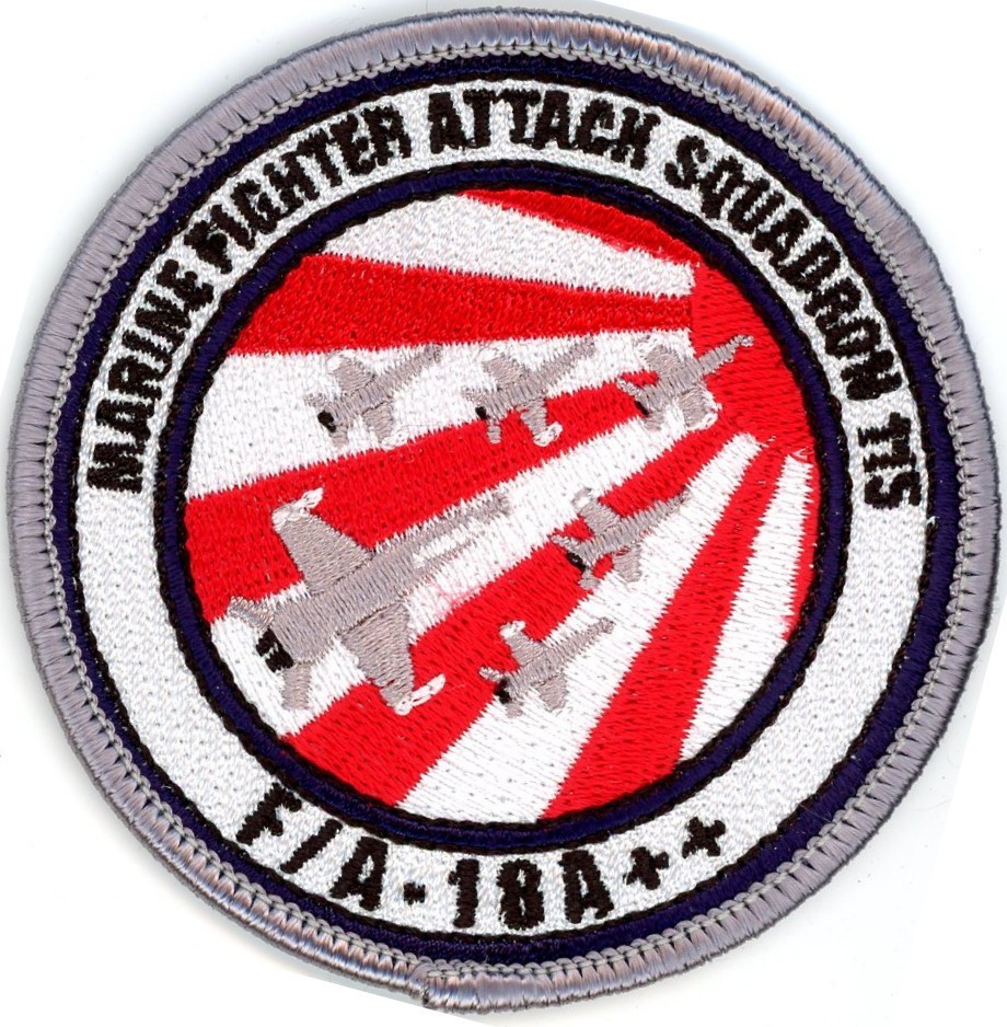 USMC Patch: Marine Fighter Attack Squadron 115 (VMFA-115) Silver Eagles