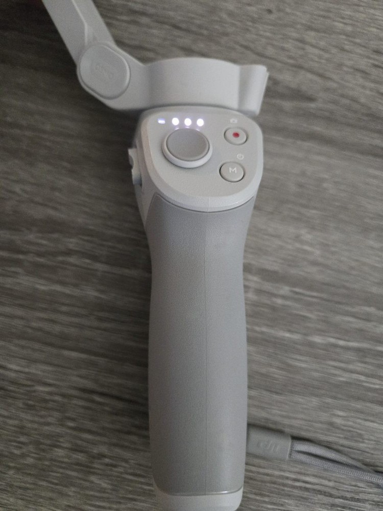 DJI OM4 Osmo Mobile 4 - Gimbal Stabilizer used.