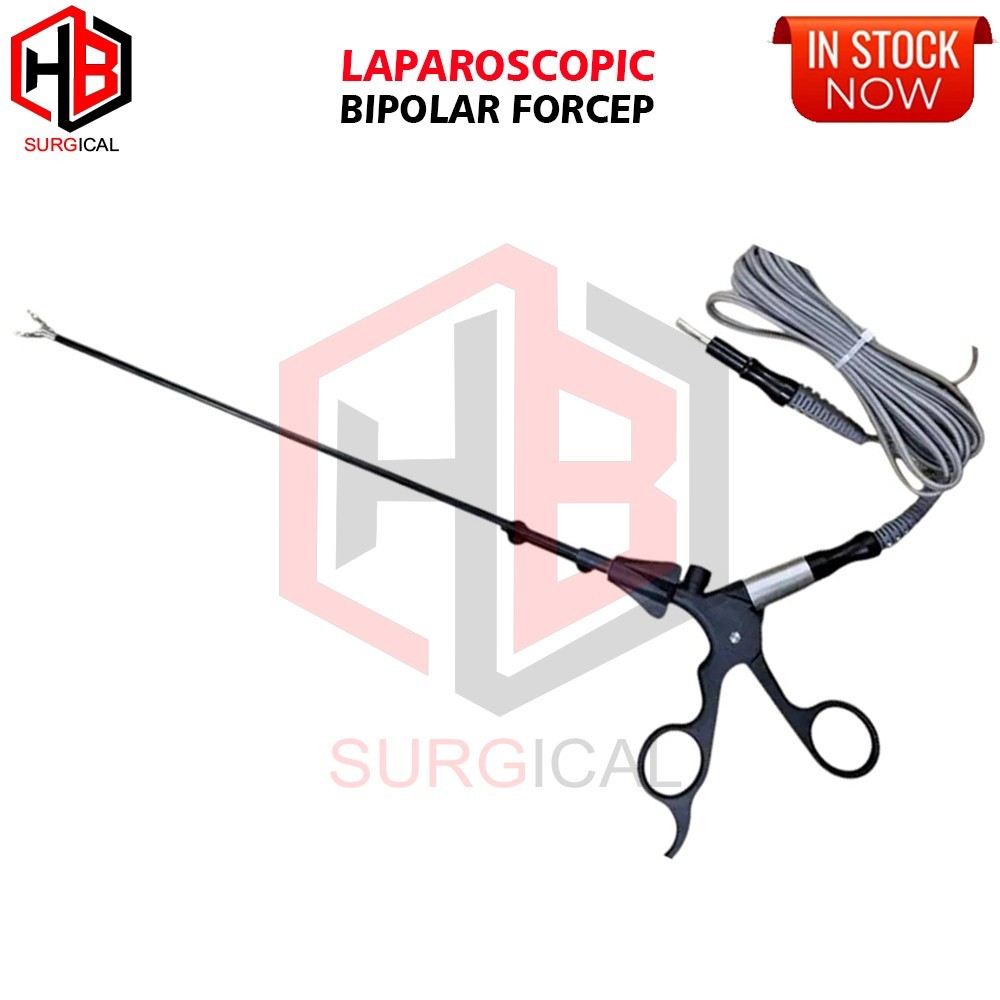 Laparoscopic Bipolar Forceps Surgical Instruments With Cable Reusable 1 Pc Set