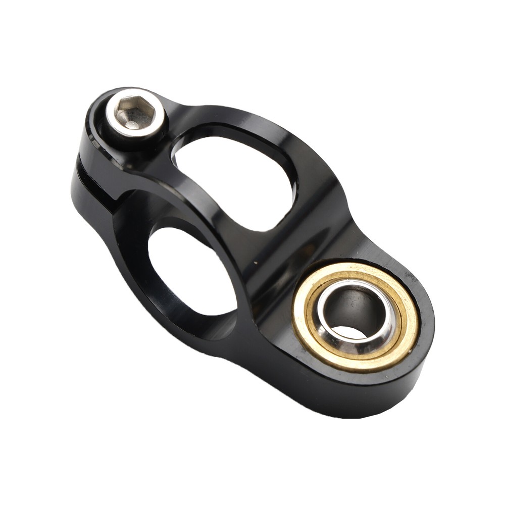 Universal Motorcycle CNC Adjustable Steering Damper Stabilizer Top Black US