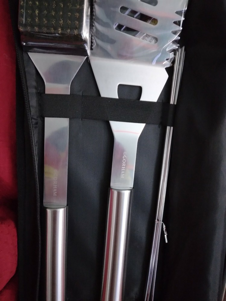 BBQ Grilling Set Gorham Steel 11 Pieces First Quality