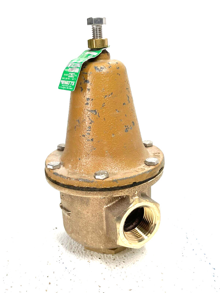 WATTS LF-223 Pressure Reducing Valve 1" NPT / Set @ 50-psi / Range 25-75 psi
