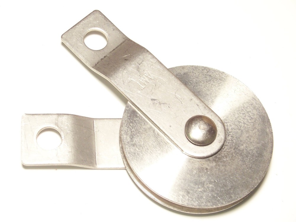 Stainless Steel Split Bracket Wire Rope Cable Pulleys 1-1/2", 2-1/2" Diameters