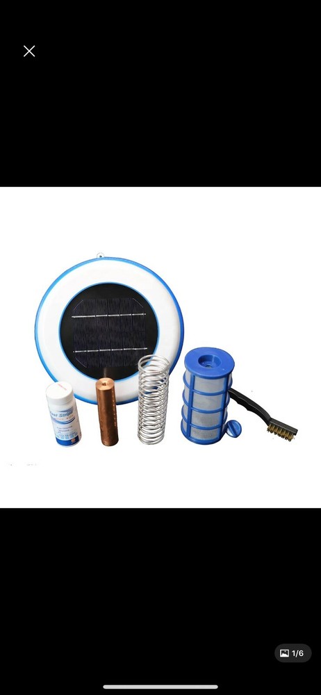 solar pool ionizer blue sea ecopool clean energy solar powered