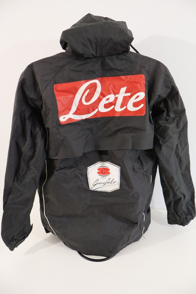 Napoli Training Player Issue Grey Windbreaker Rain Jacket XL Macron