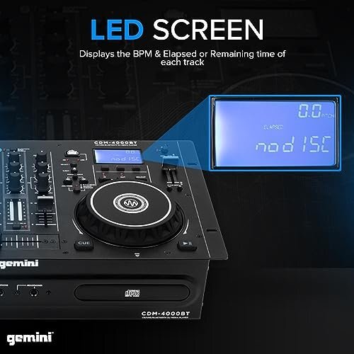 Bluetooth Controller Audio Media Players Mixers Turntables Alone Deck DJ Gift