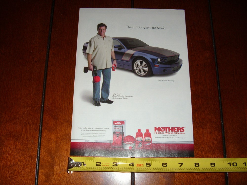 2007 CHIP FOOSE STALLION MUSTANG MOTHERS - ORIGINAL AD