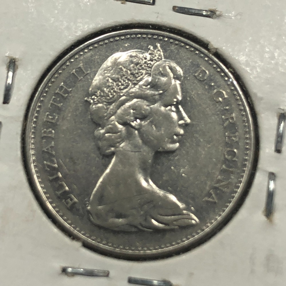 1971 Canada Five Cent Foreign Coin #1493