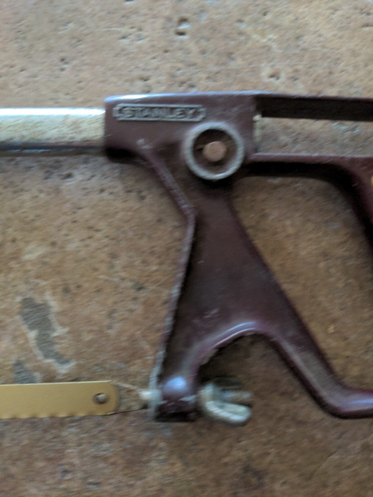 Vintage Stanley No. 408 Hacksaw
