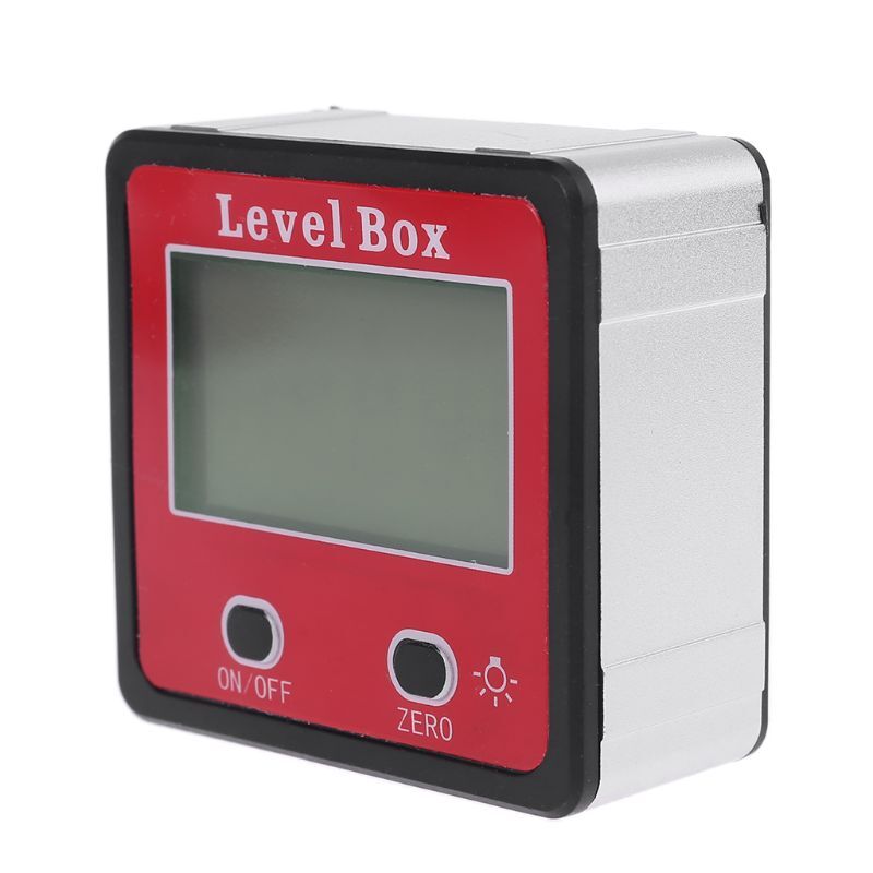 Digital Inclinometer Protractor Gauge Meter Bevel Box