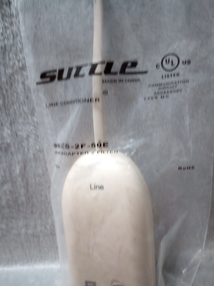 SUTTLE 900LCS-2F-50E SINGLE phone LINE INLINE DSL FILTER CONDITIONER splitr jack