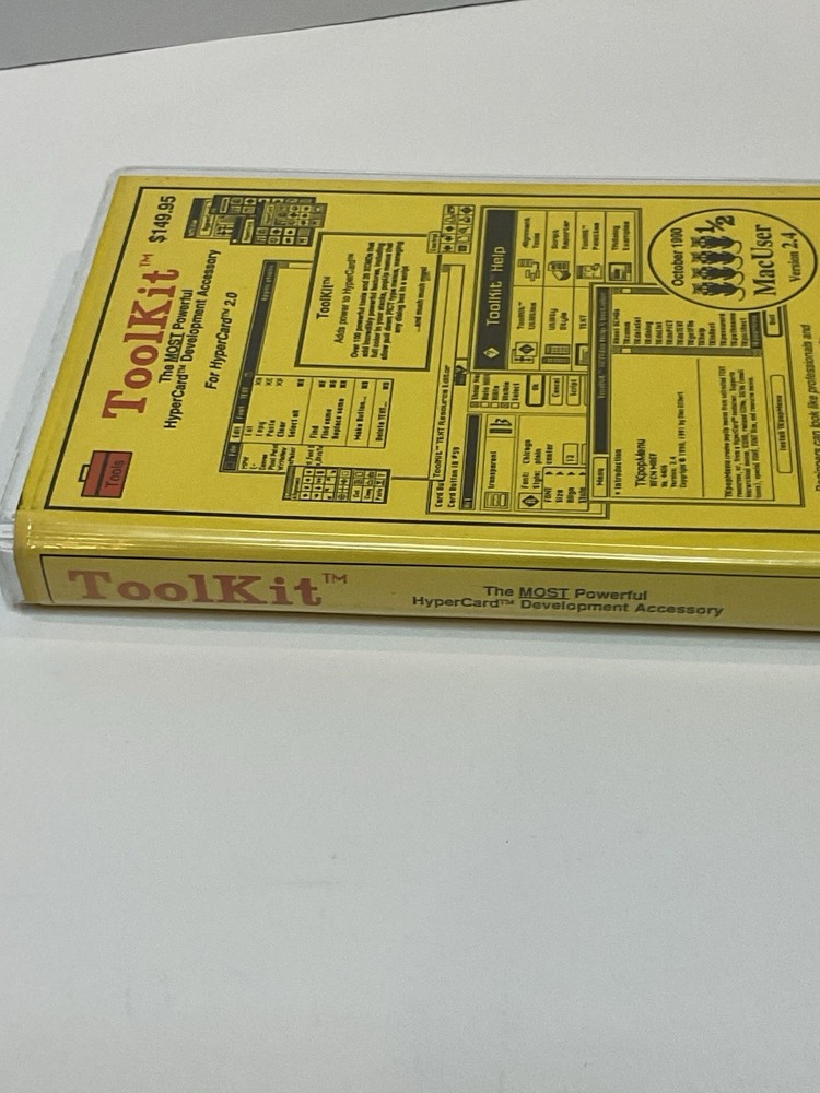 Vintage Macintosh Software Toolkit HyperCard Development Accessory KOHTEC INC